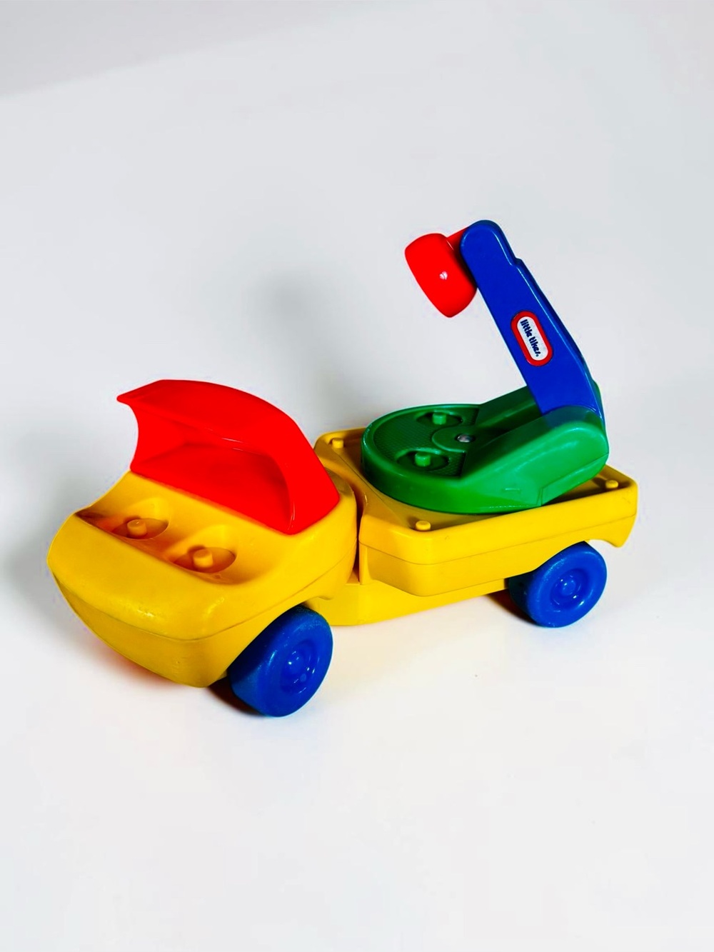 Vintage 1985 Little Tikes Toddle Tots Up N Down Cherry Picker Truck